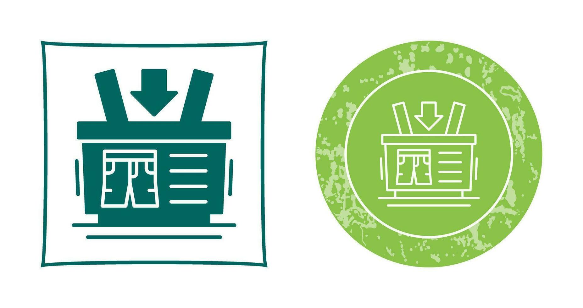 Shopping Basket Vector Icon