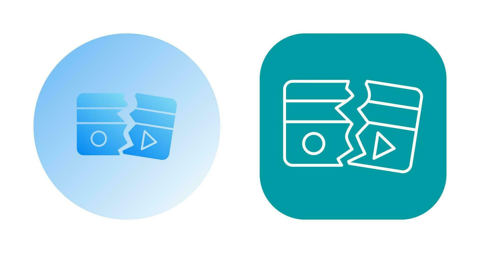 Broken Vector Icon