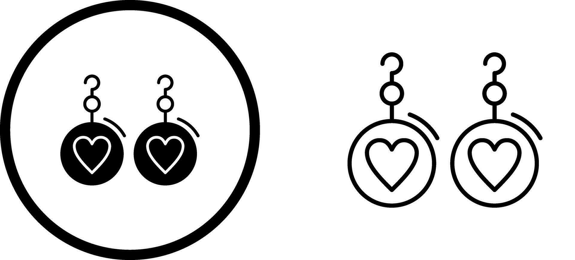 Earrings Vector Icon