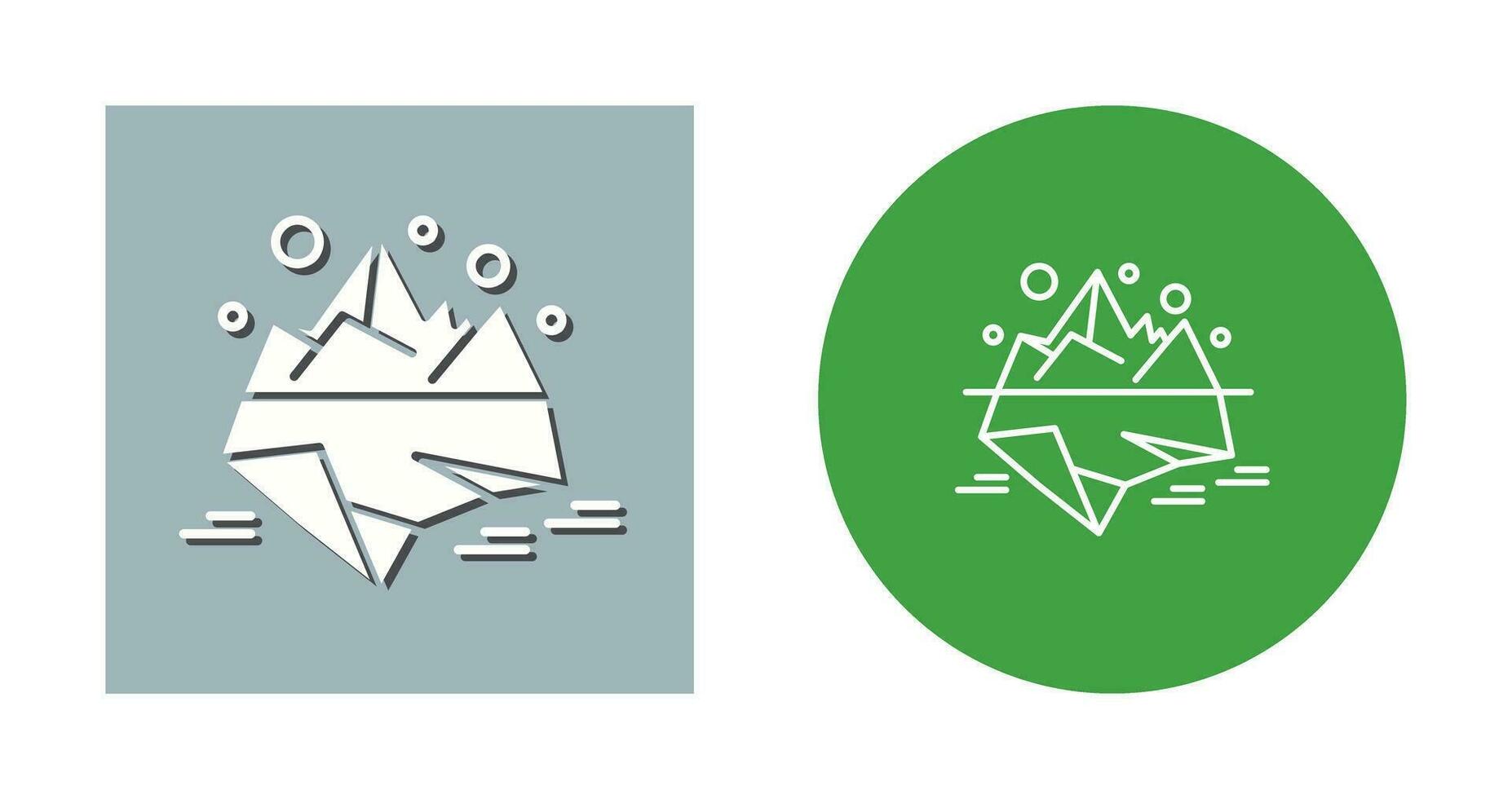 Iceberg Vector Icon