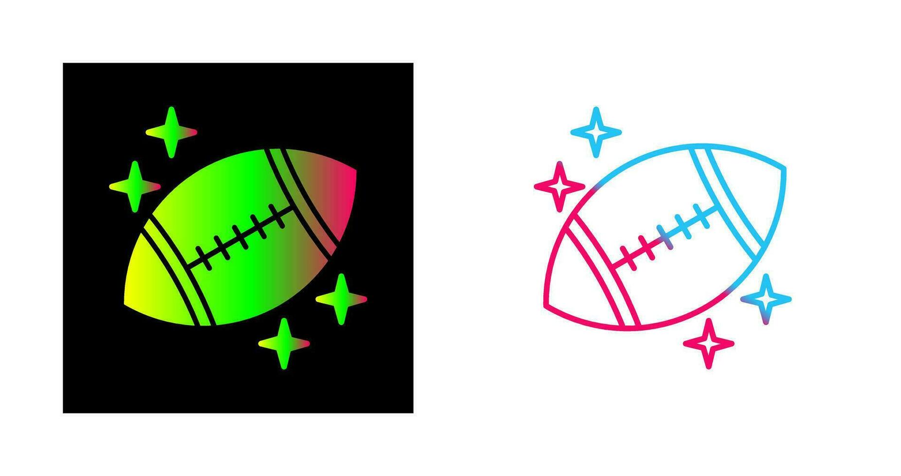 Rugby Vector Icon