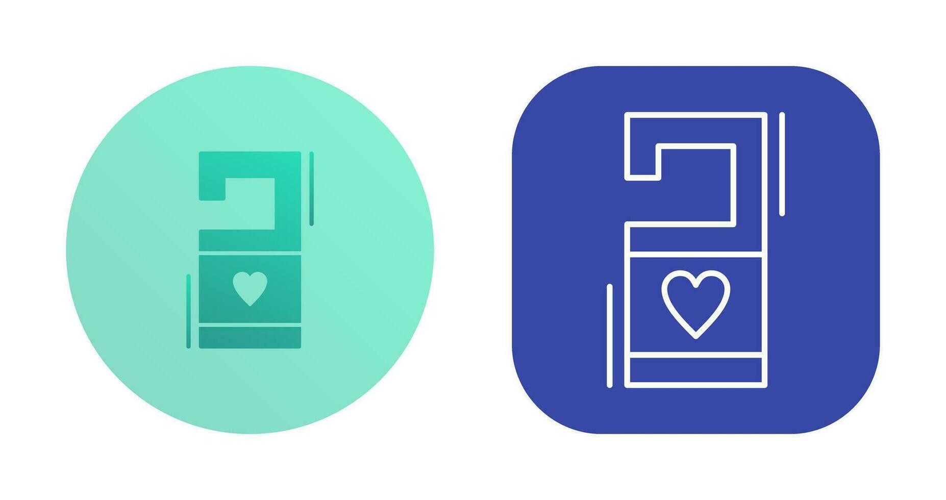 Door Knob Sign Vector Icon