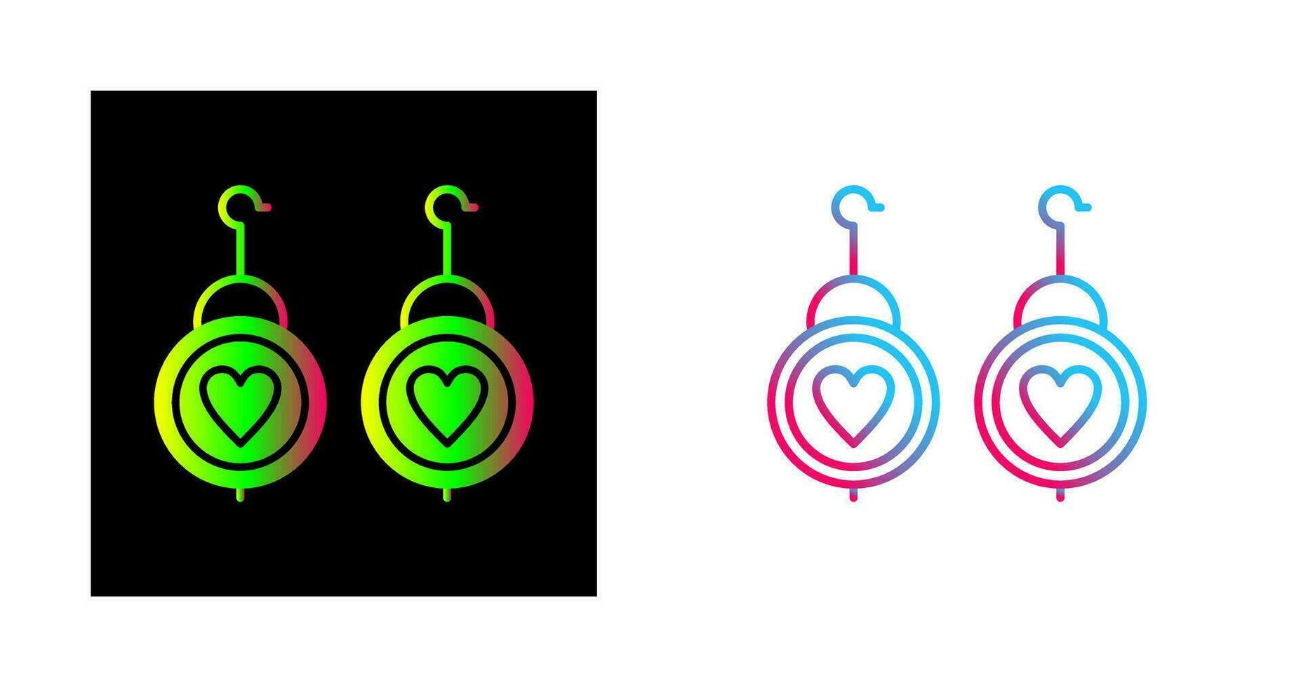 Earrings Vector Icon