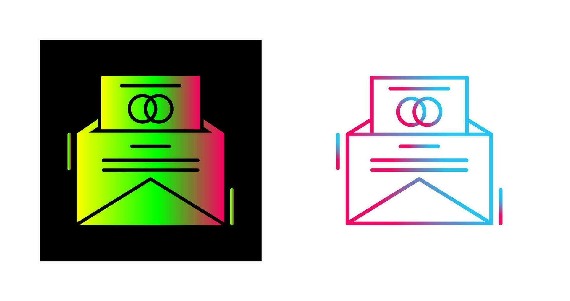Invitation Card Vector Icon
