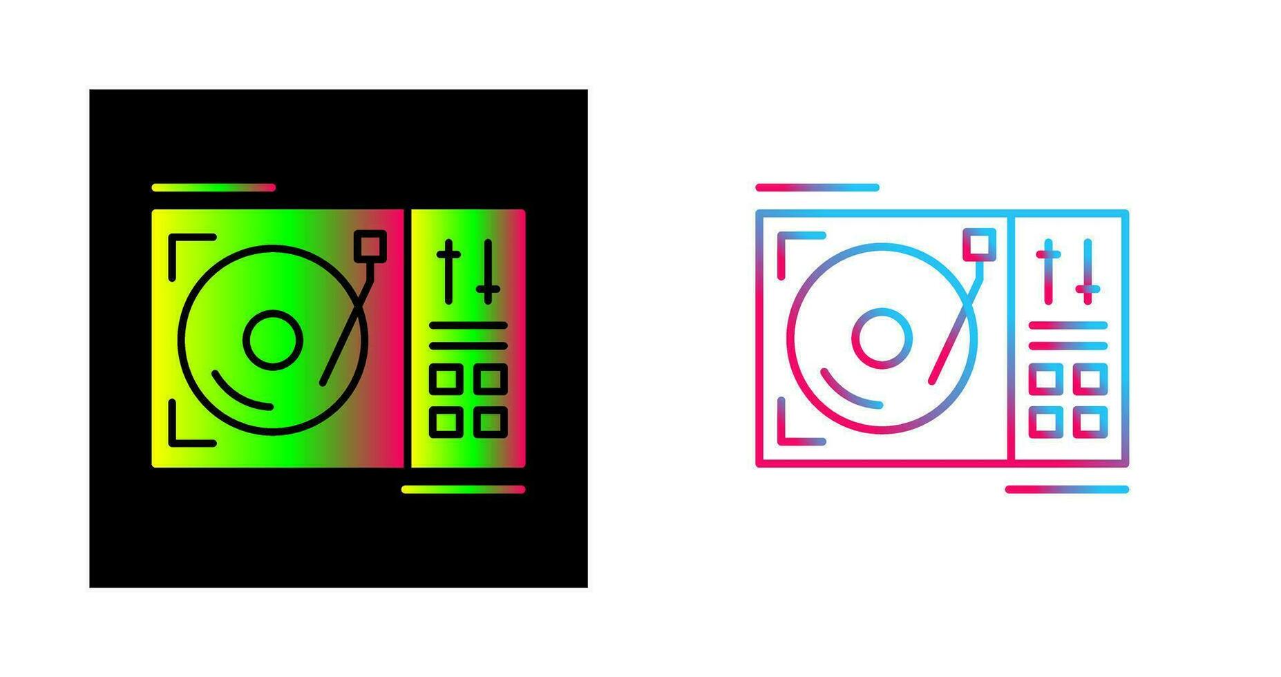 Turntable Vector Icon