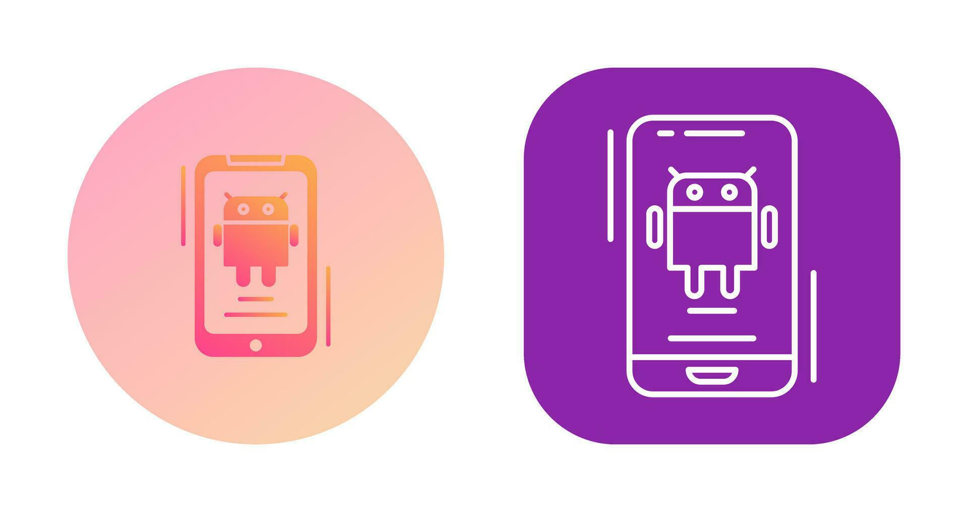 Android Vector Icon 33564189 Vector Art at Vecteezy