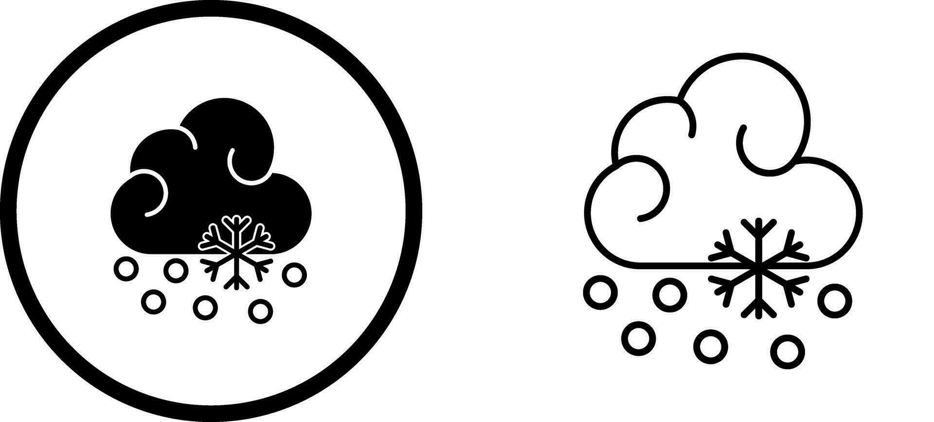 Snow Fall Vector Icon