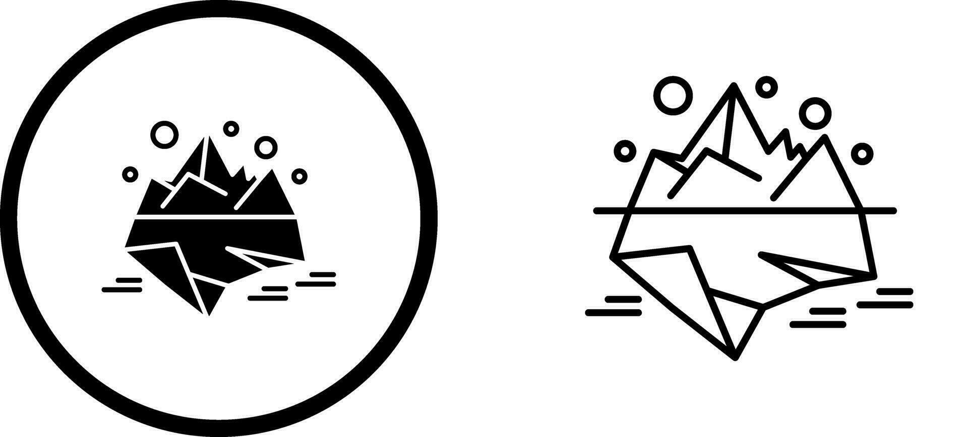 Iceberg Vector Icon