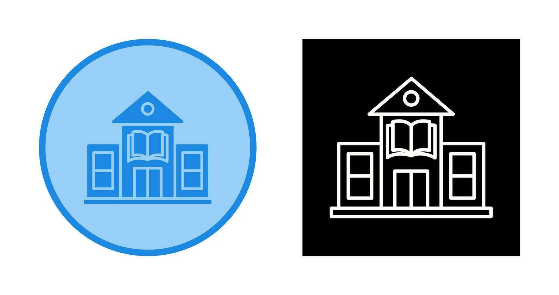 Library Building Vector Icon