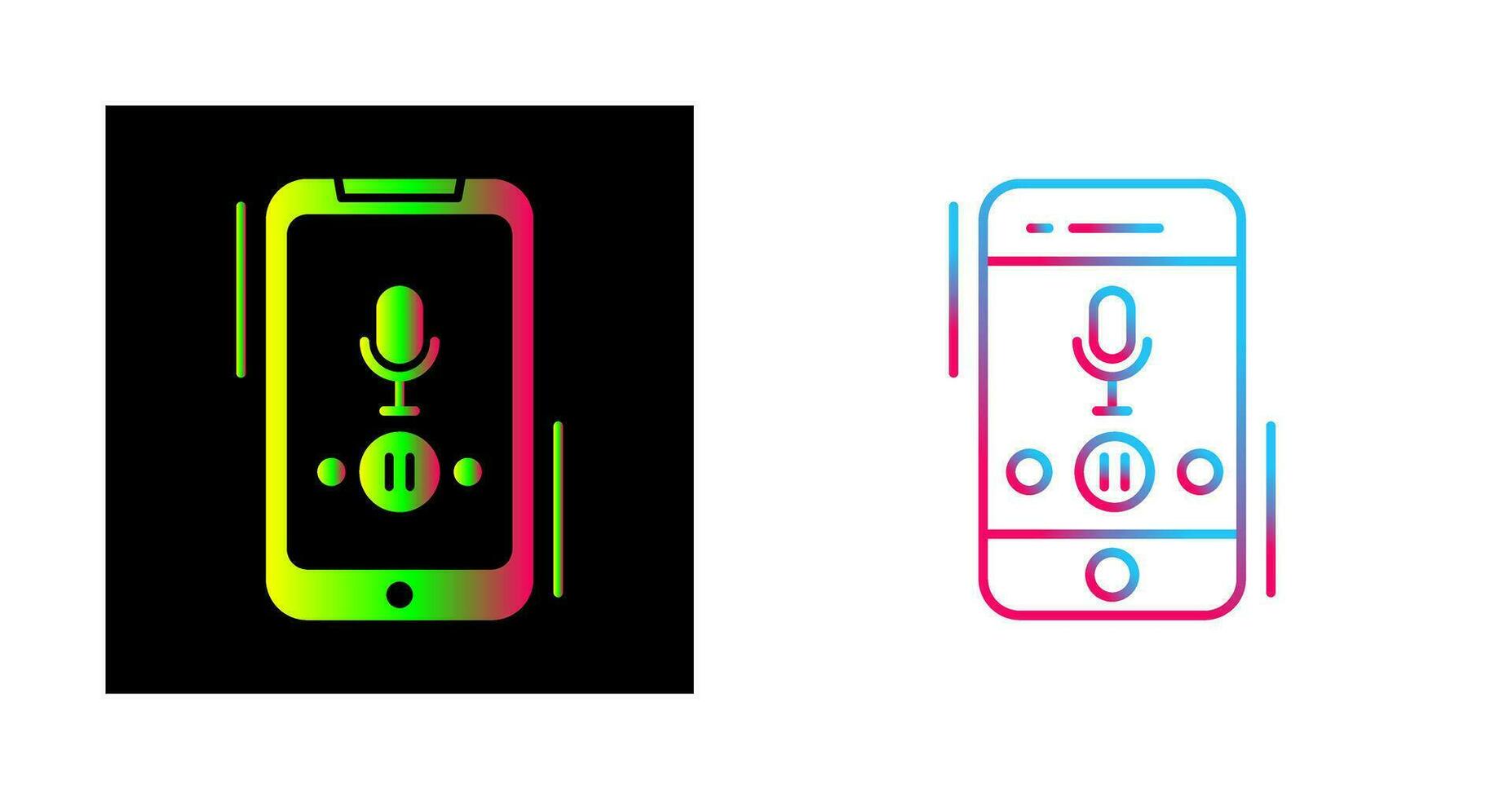 Voice Record Vector Icon