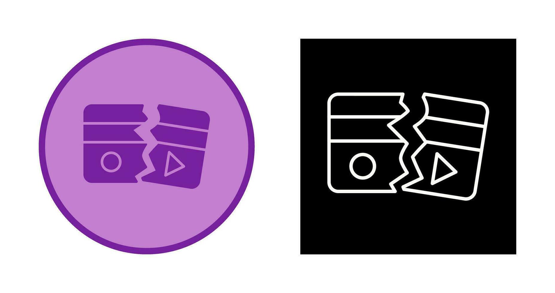 Broken Vector Icon