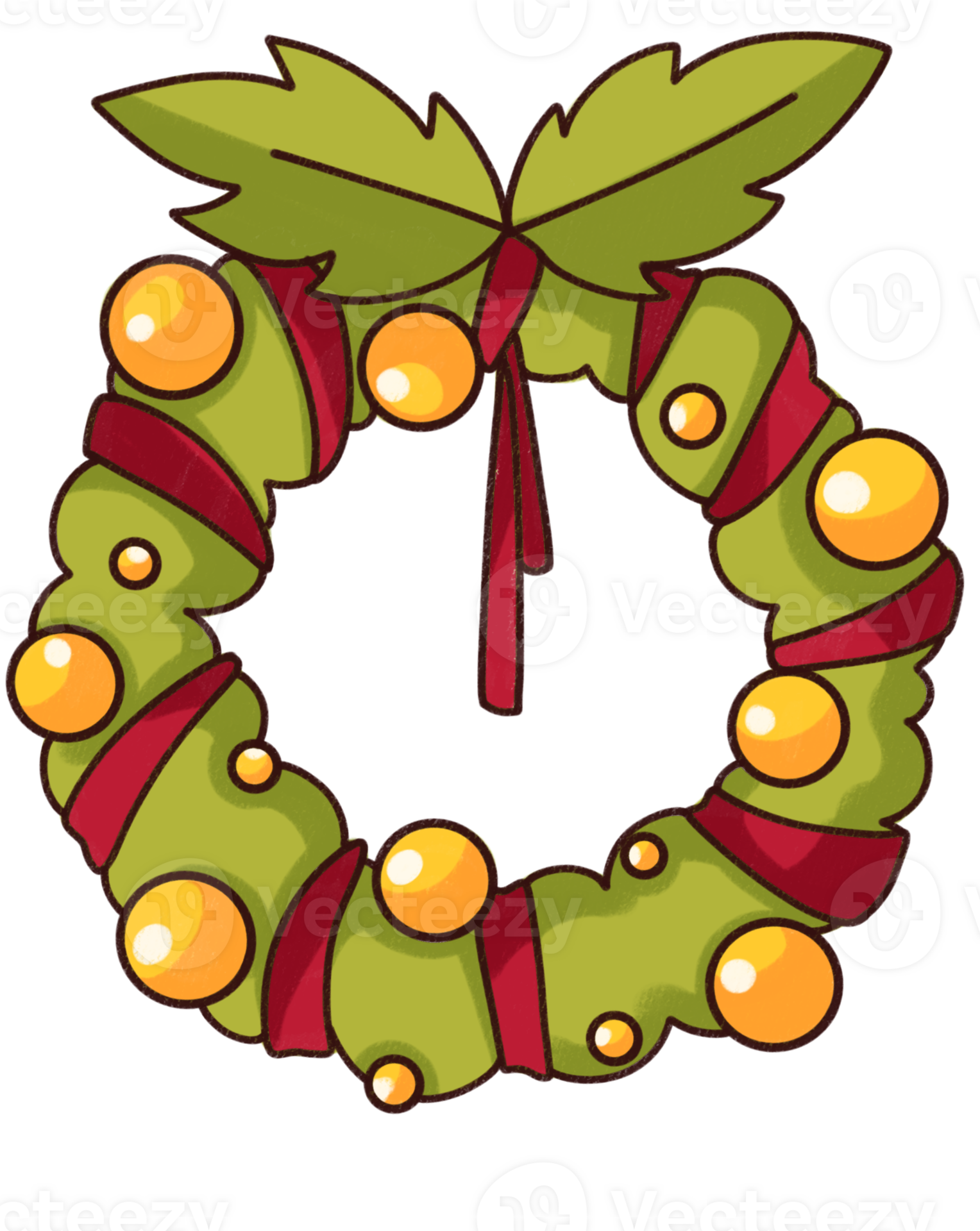 Christmas wreaths New Year's festive wreaths 33564511 PNG