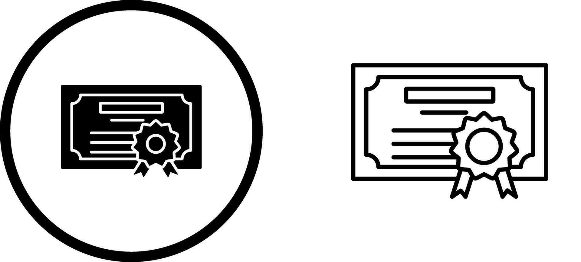 Diploma Vector Icon
