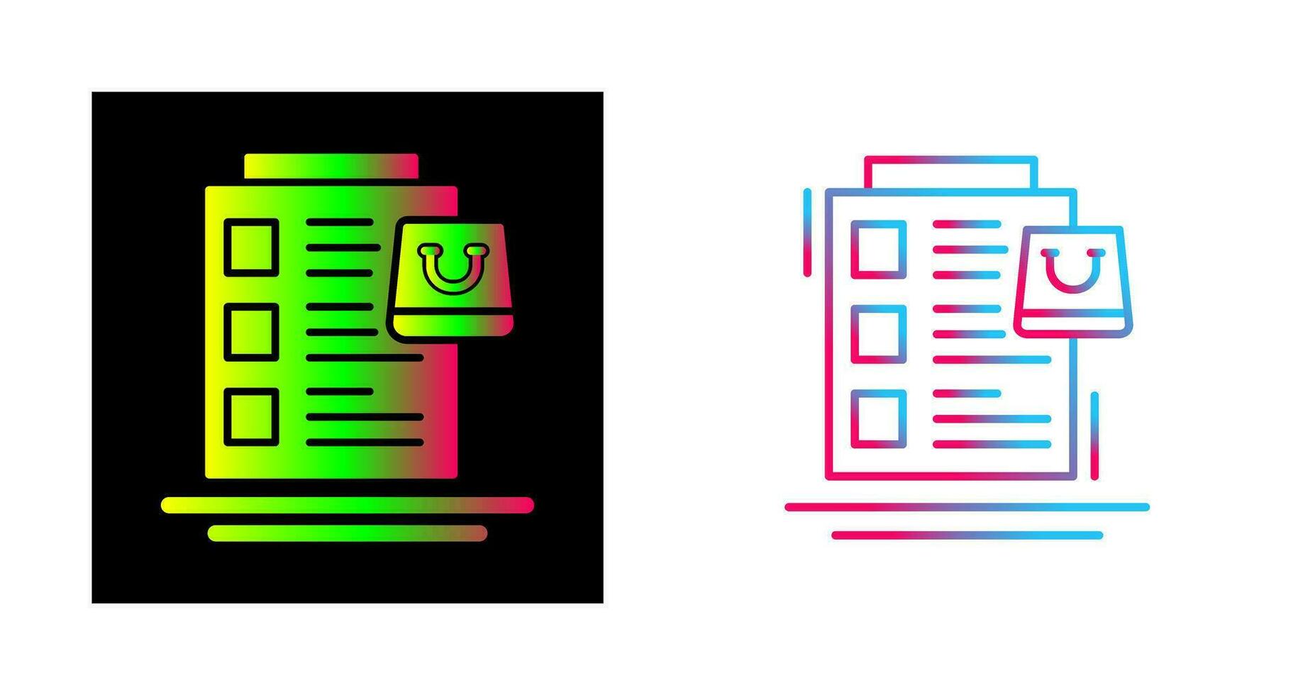 Wish List Vector Icon