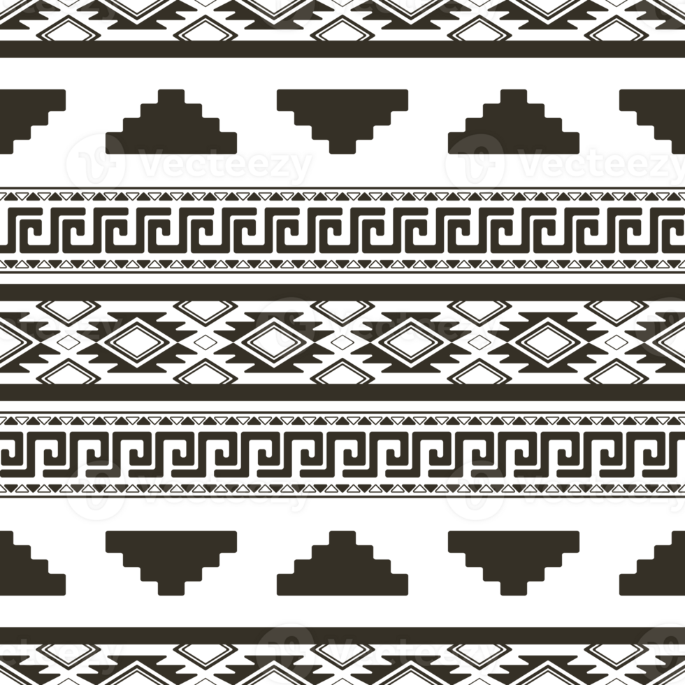 Aztec pattern. Seamless simple geometric pattern. 33564869 PNG