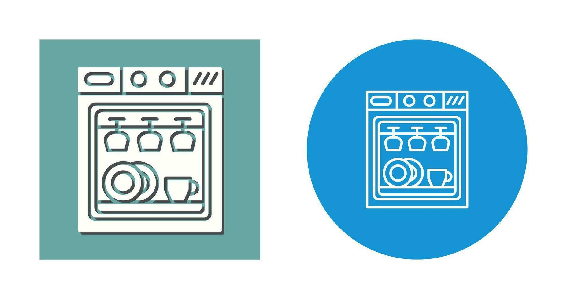 Dishwasher Vector Icon