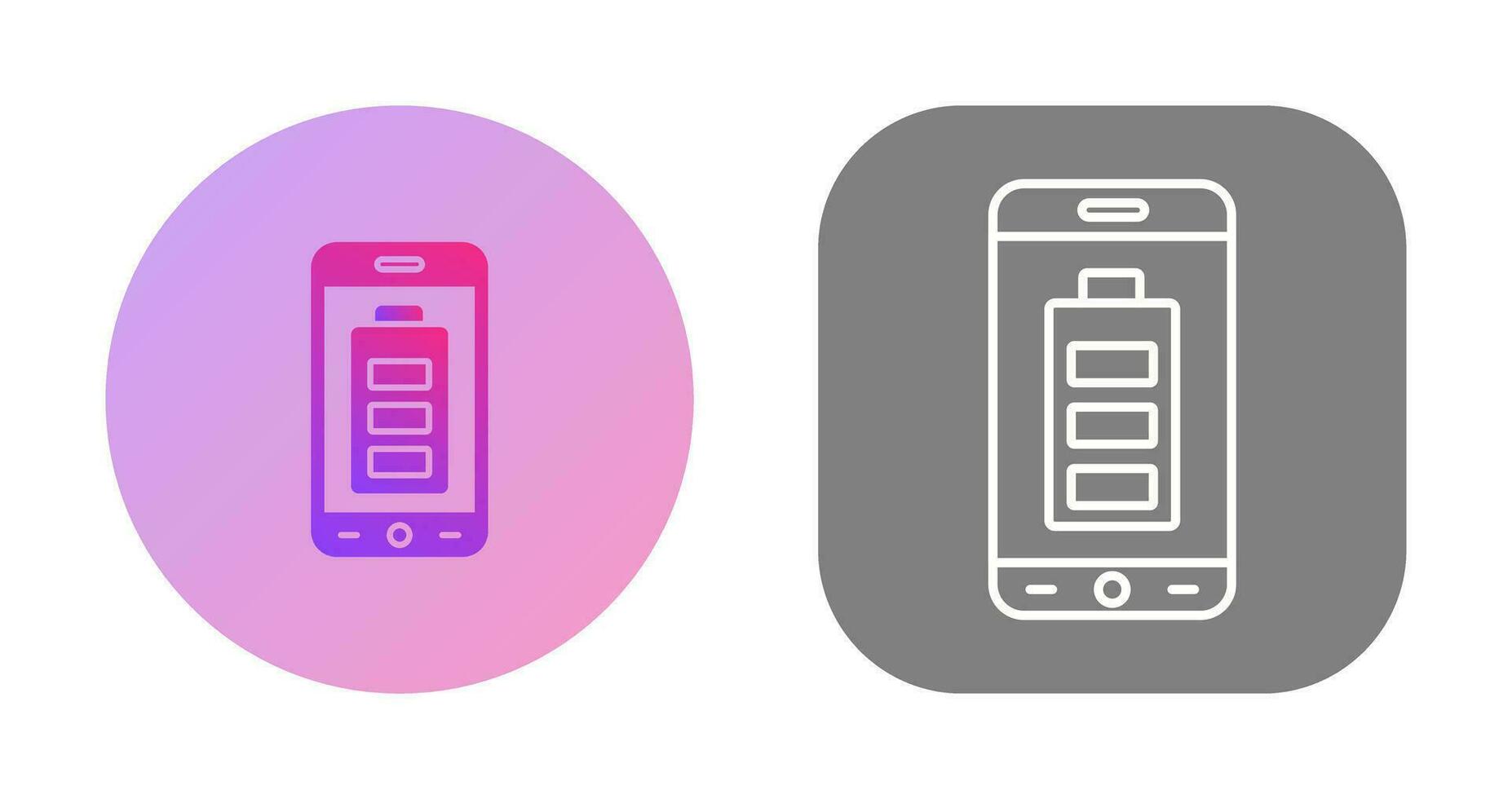 Mobile Battery Vector Icon