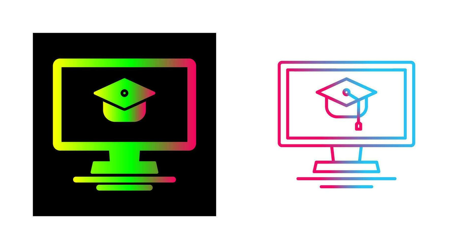 Online Course Vector Icon