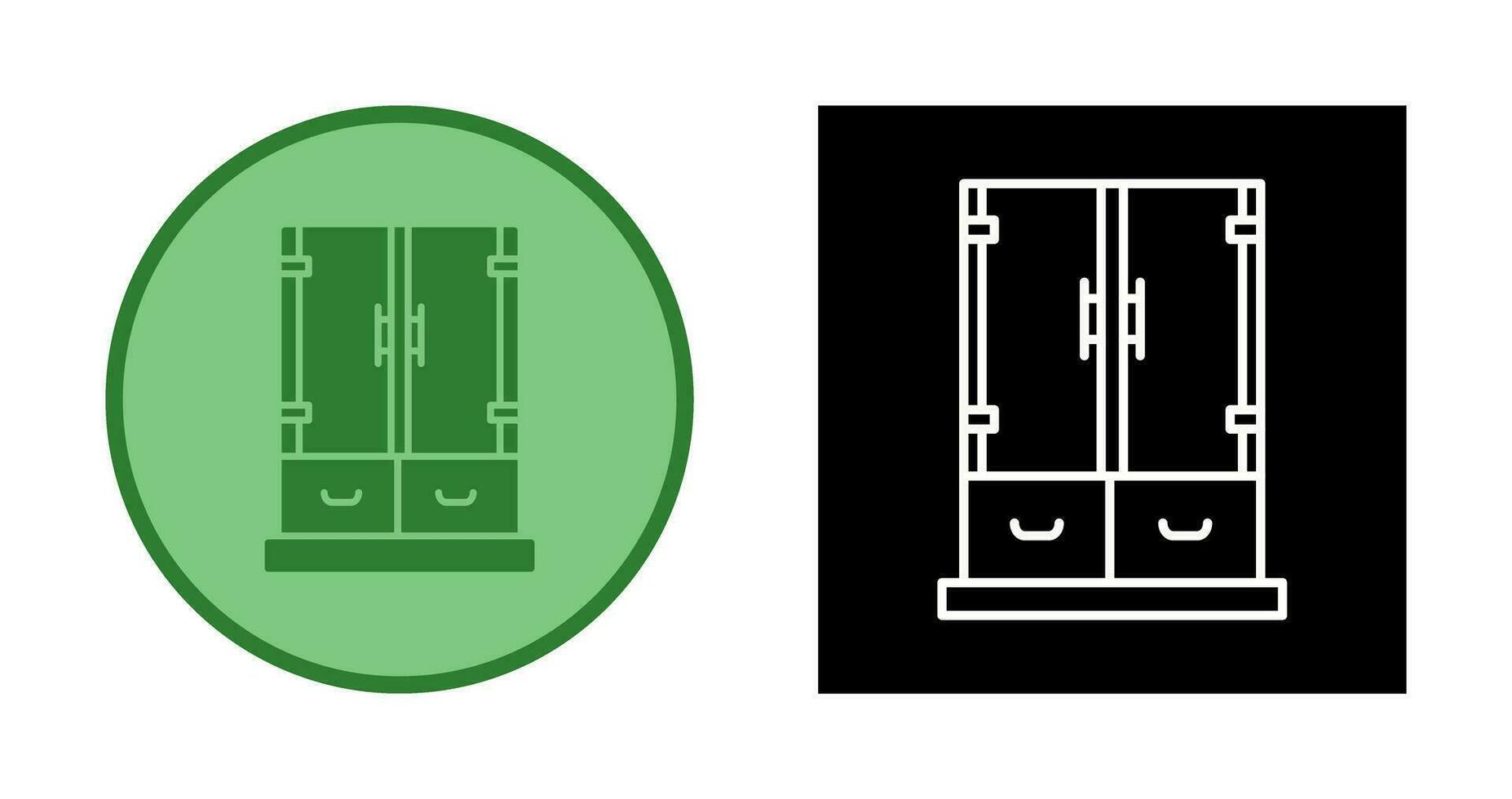 icono de vector de cajón de gabinete