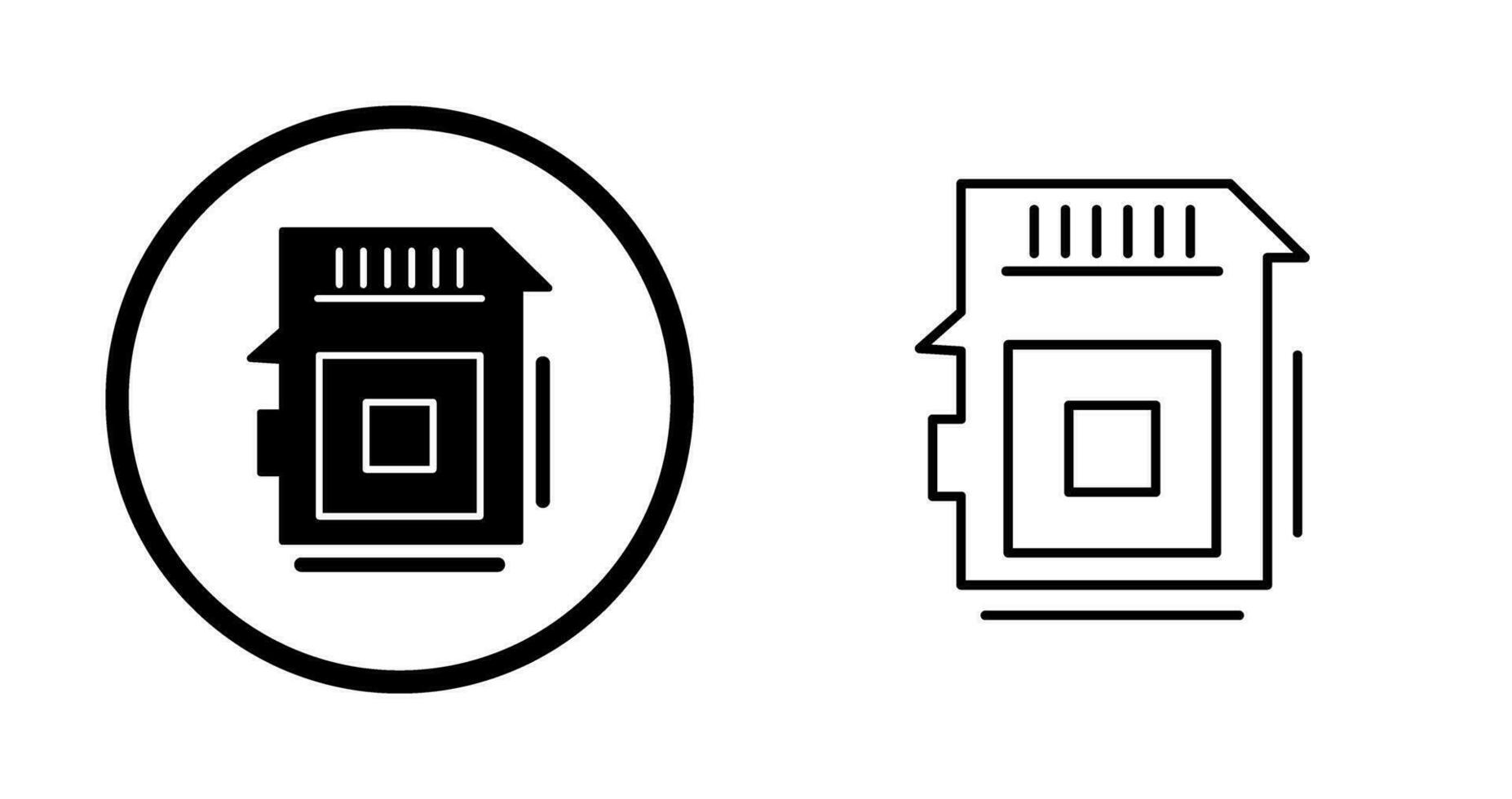 Sd Card Vector Icon