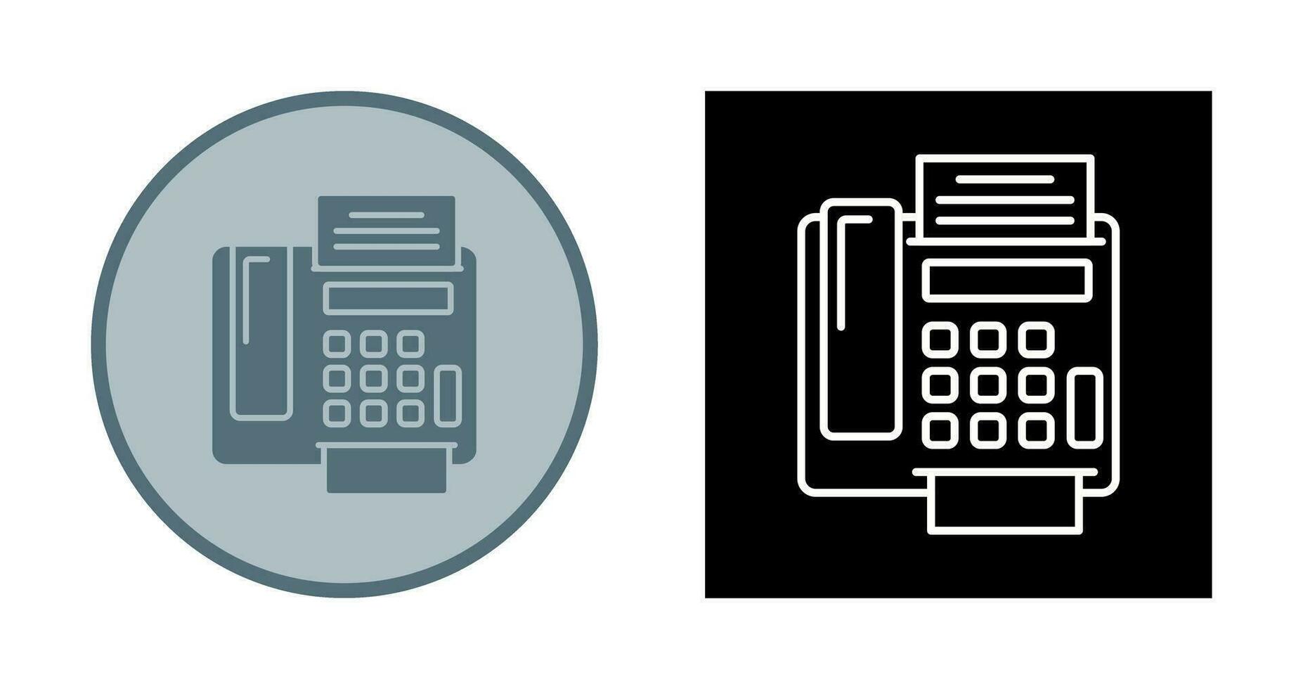 fax Machine Vector Icon