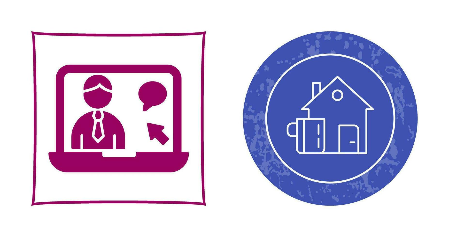 Online Interview Vector Icon