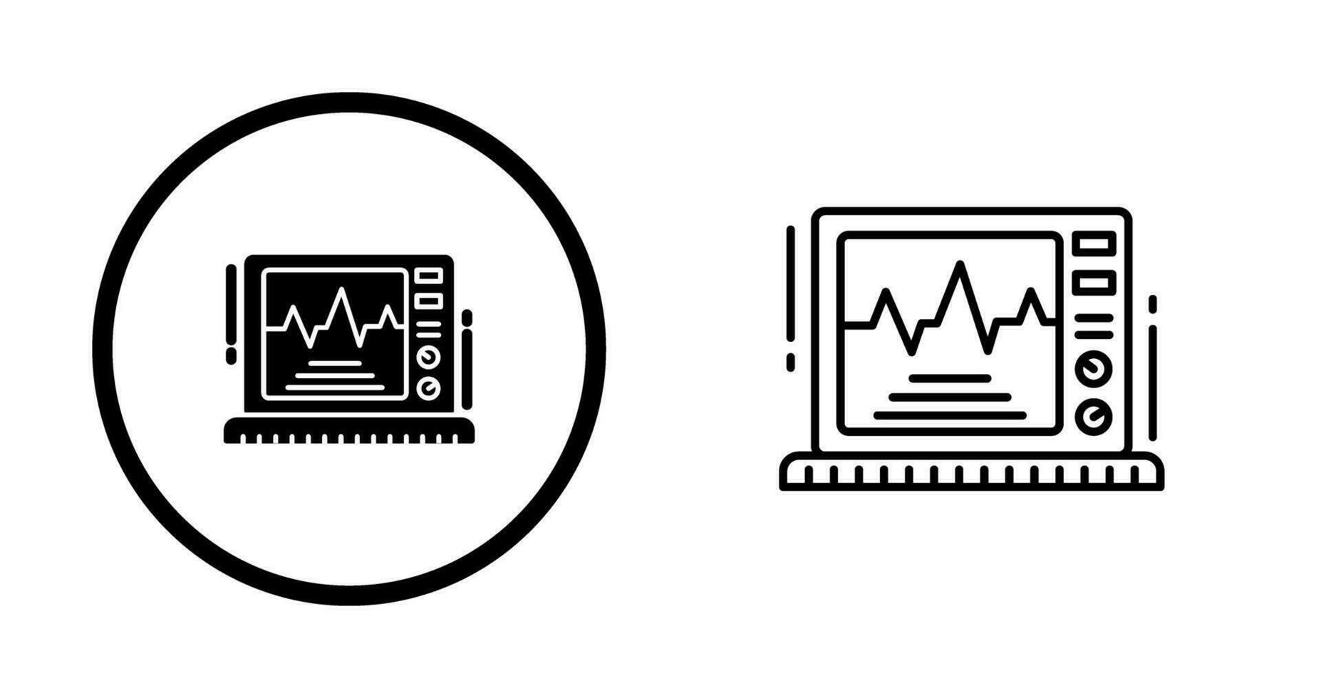 Ekg Monitor Vector Icon