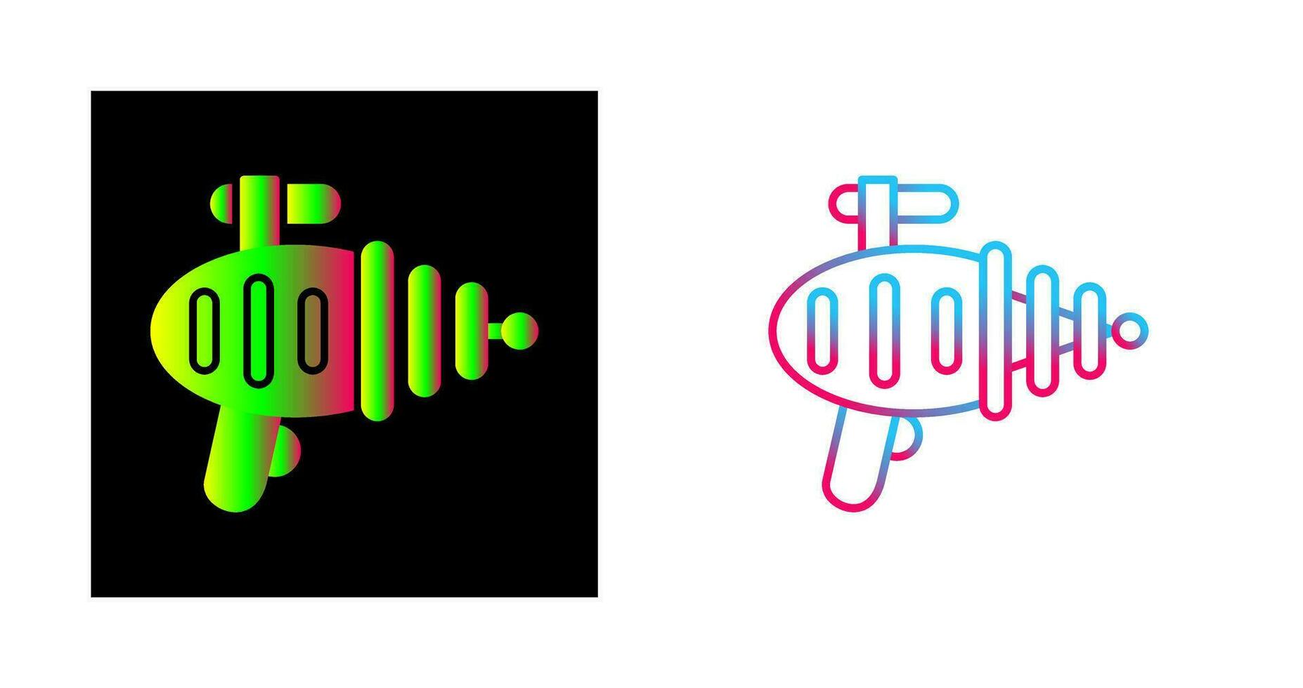Laser Gun Vector Icon