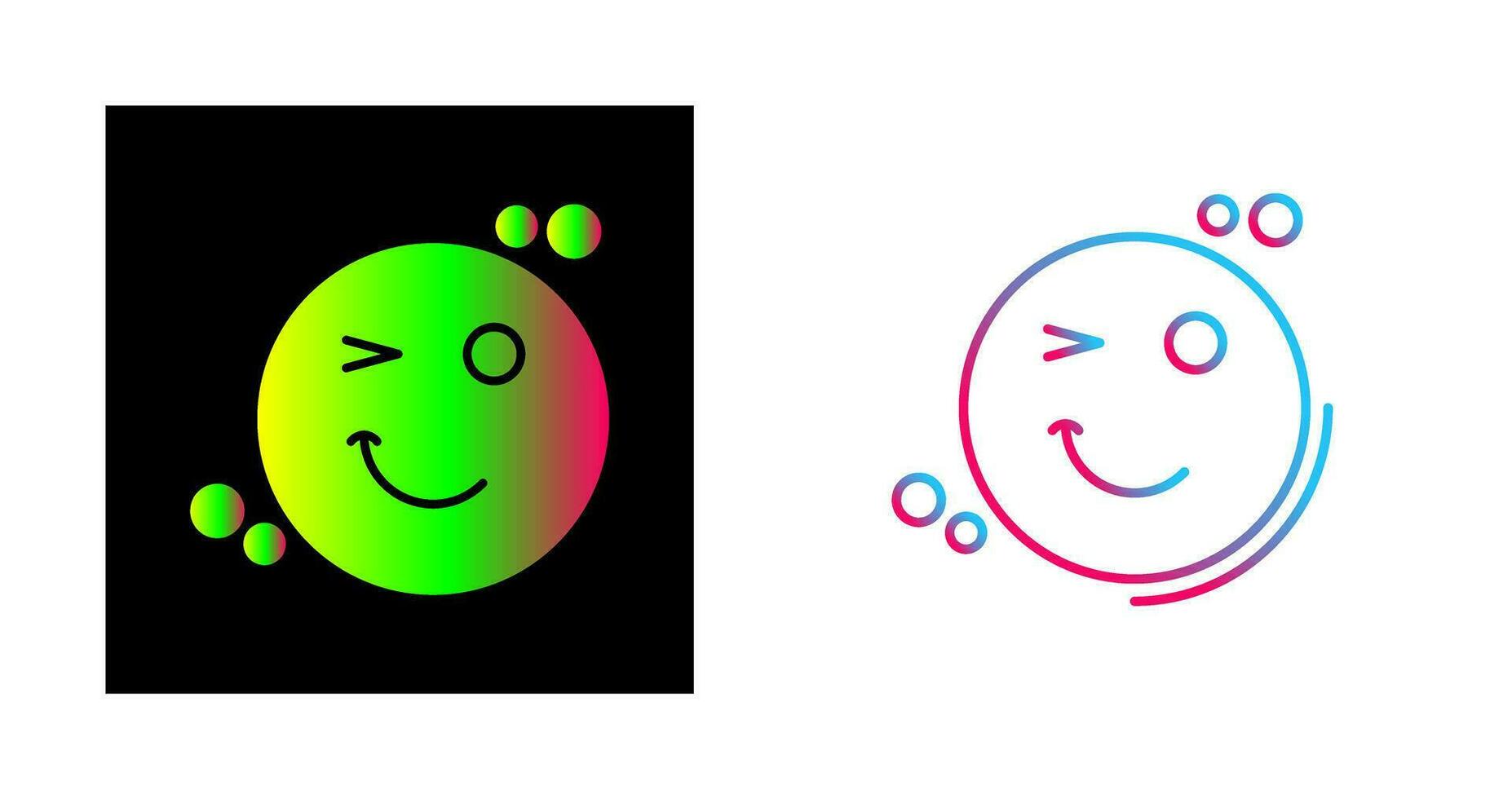 Wink Vector Icon