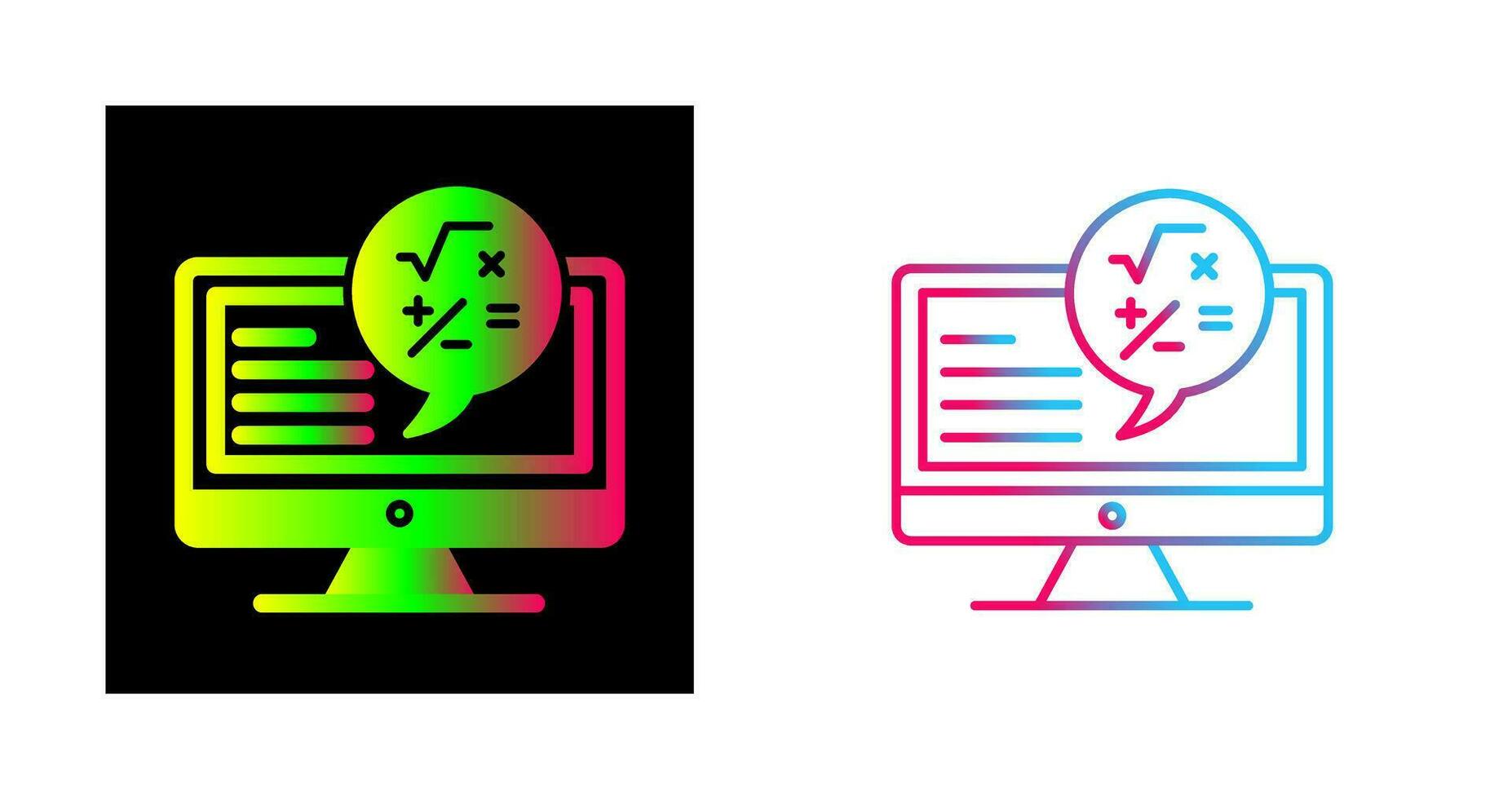 Maths Vector Icon
