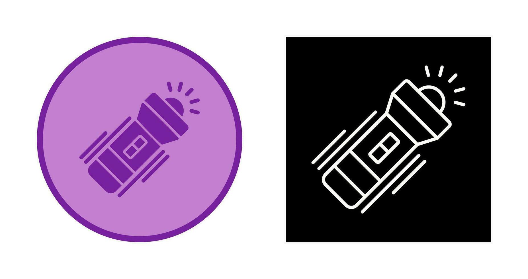 Flashlight Vector Icon