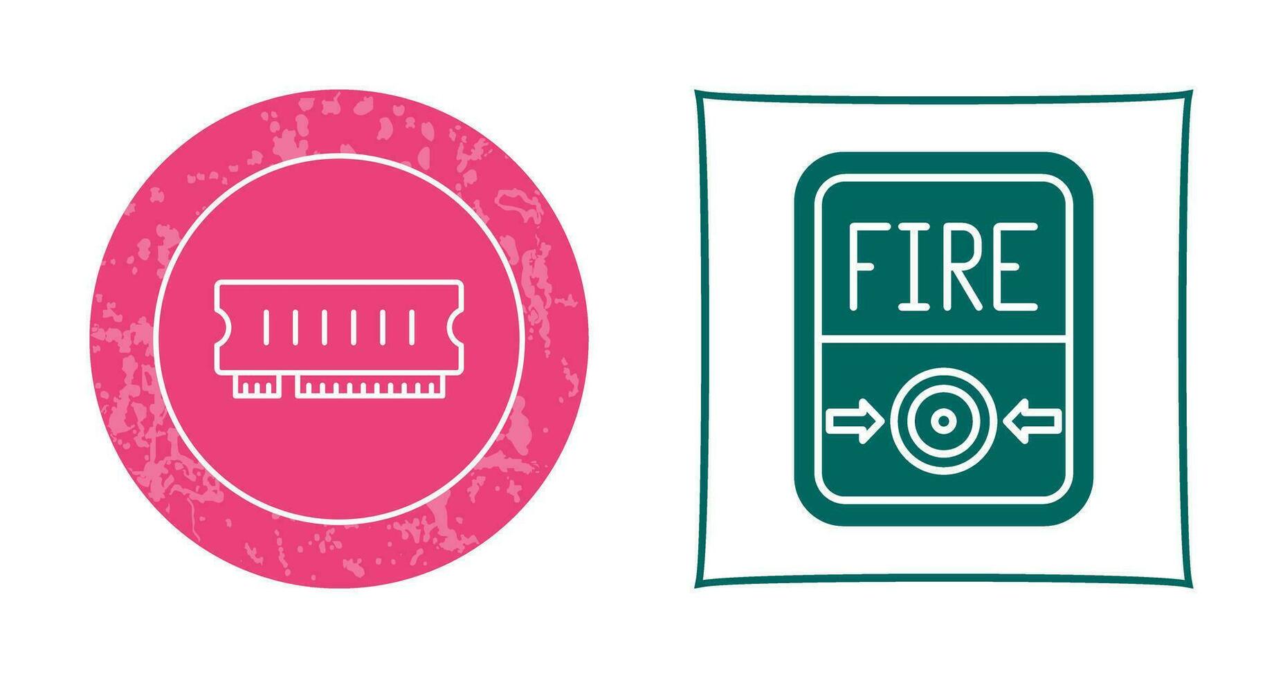 Fire Button Vector Icon