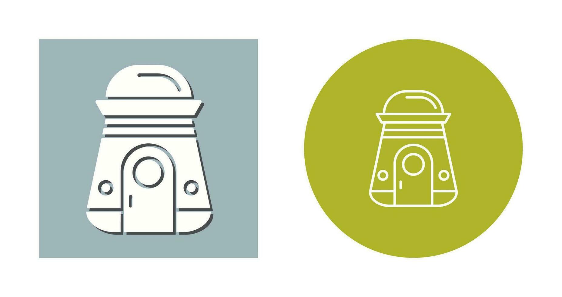 Space Capsule Vector Icon