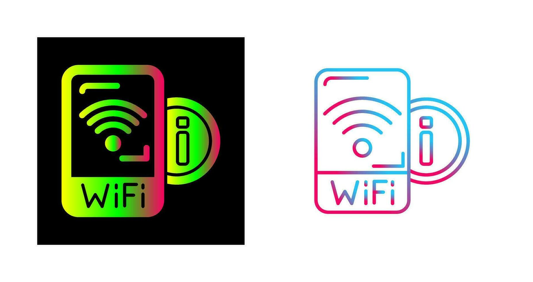 icono de vector de señal wifi