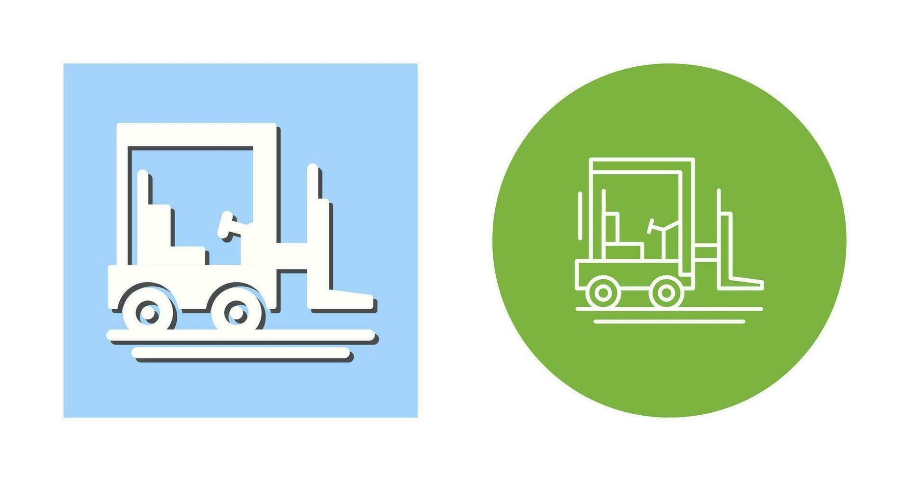 Forklift Vector Icon