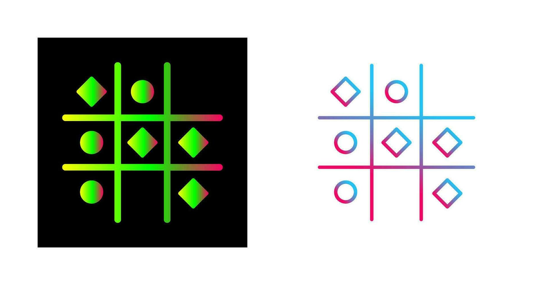 Tic Tac Toe Vector Icon