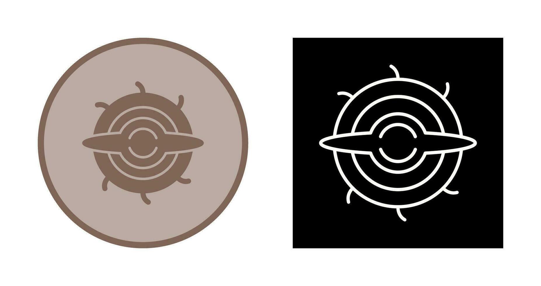 Black Hole Vector Icon