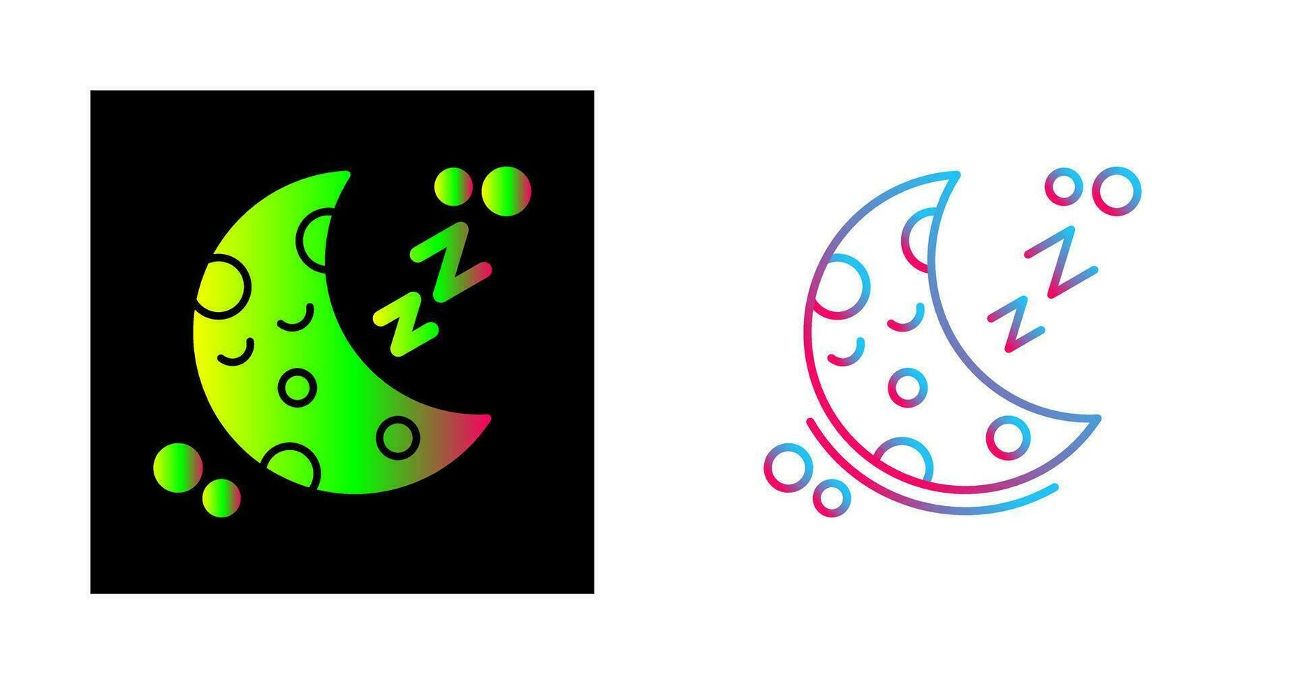 Sleeping Vector Icon