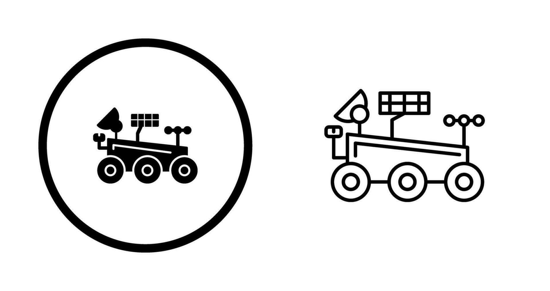 Mars Rover Vector Icon