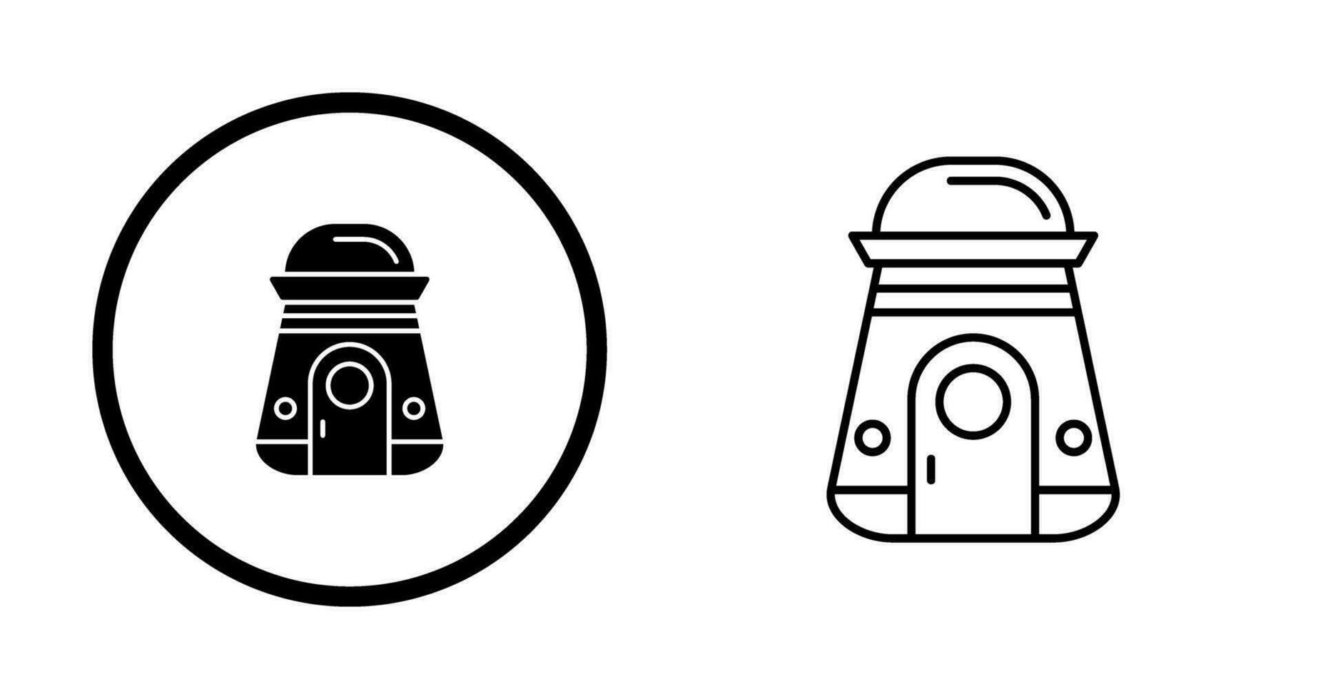 Space Capsule Vector Icon