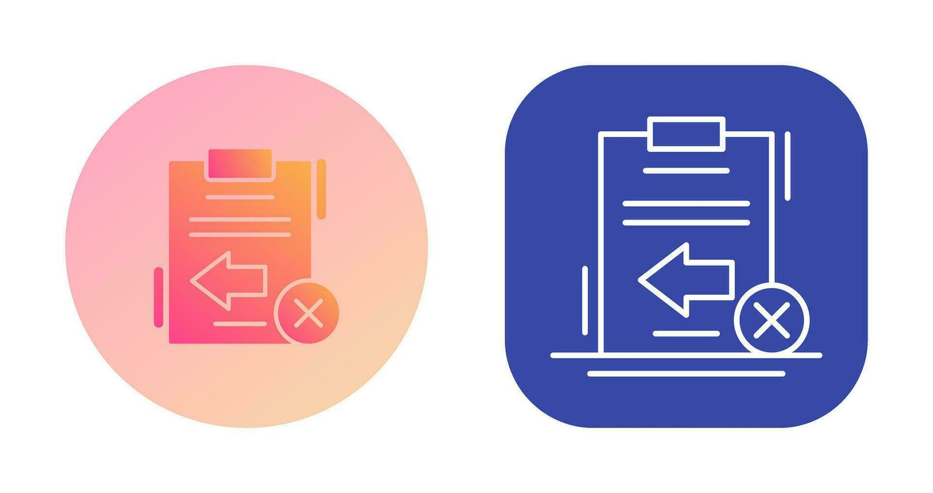 Return Failed Vector Icon
