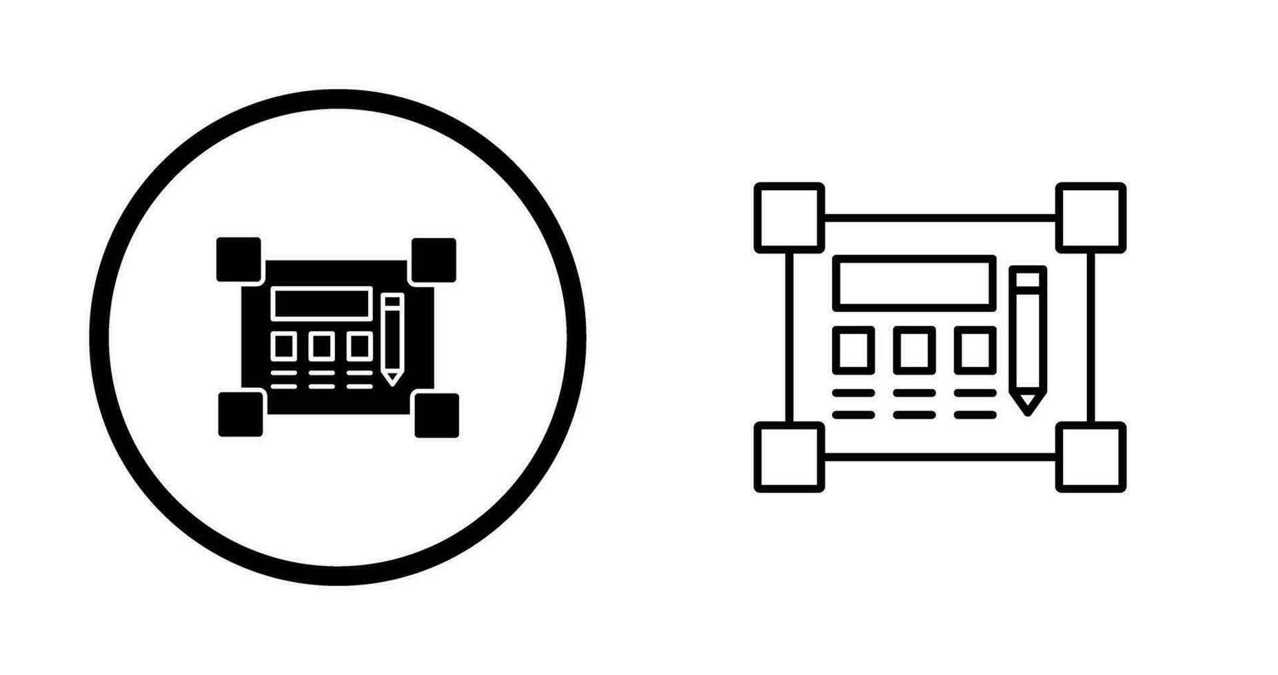 Blueprint Vector Icon