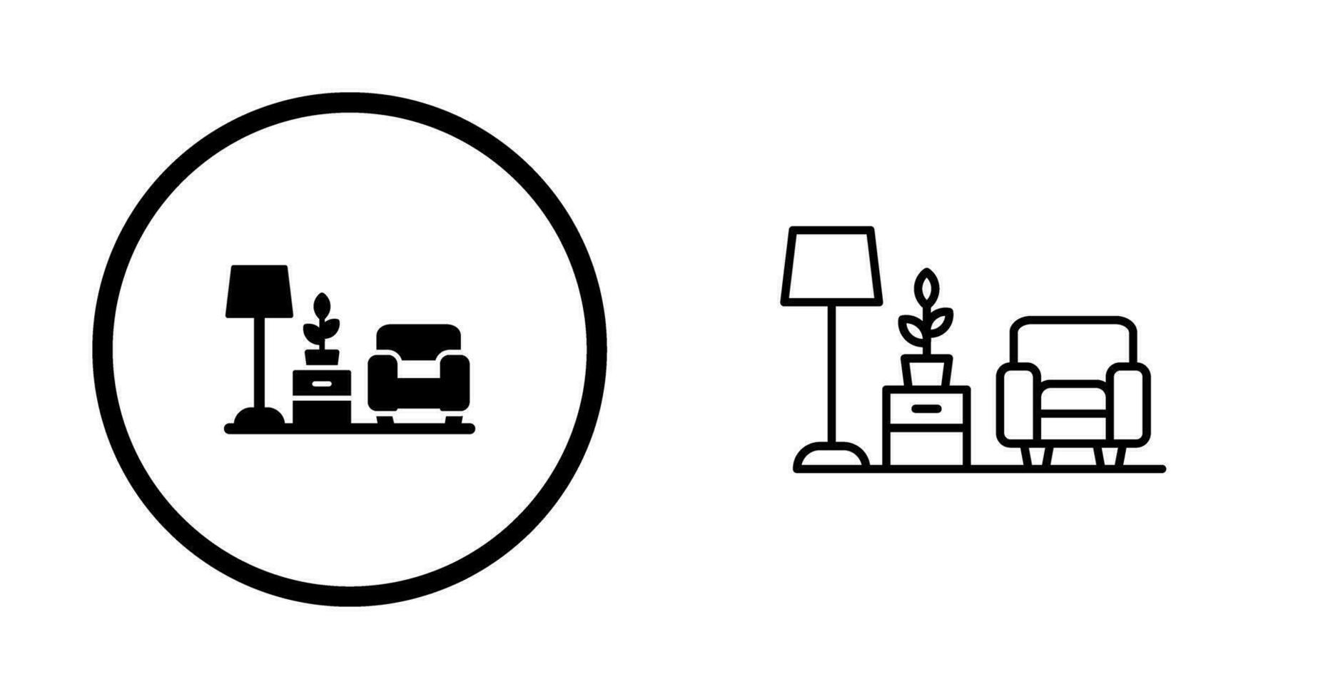 Living Room Vector Icon