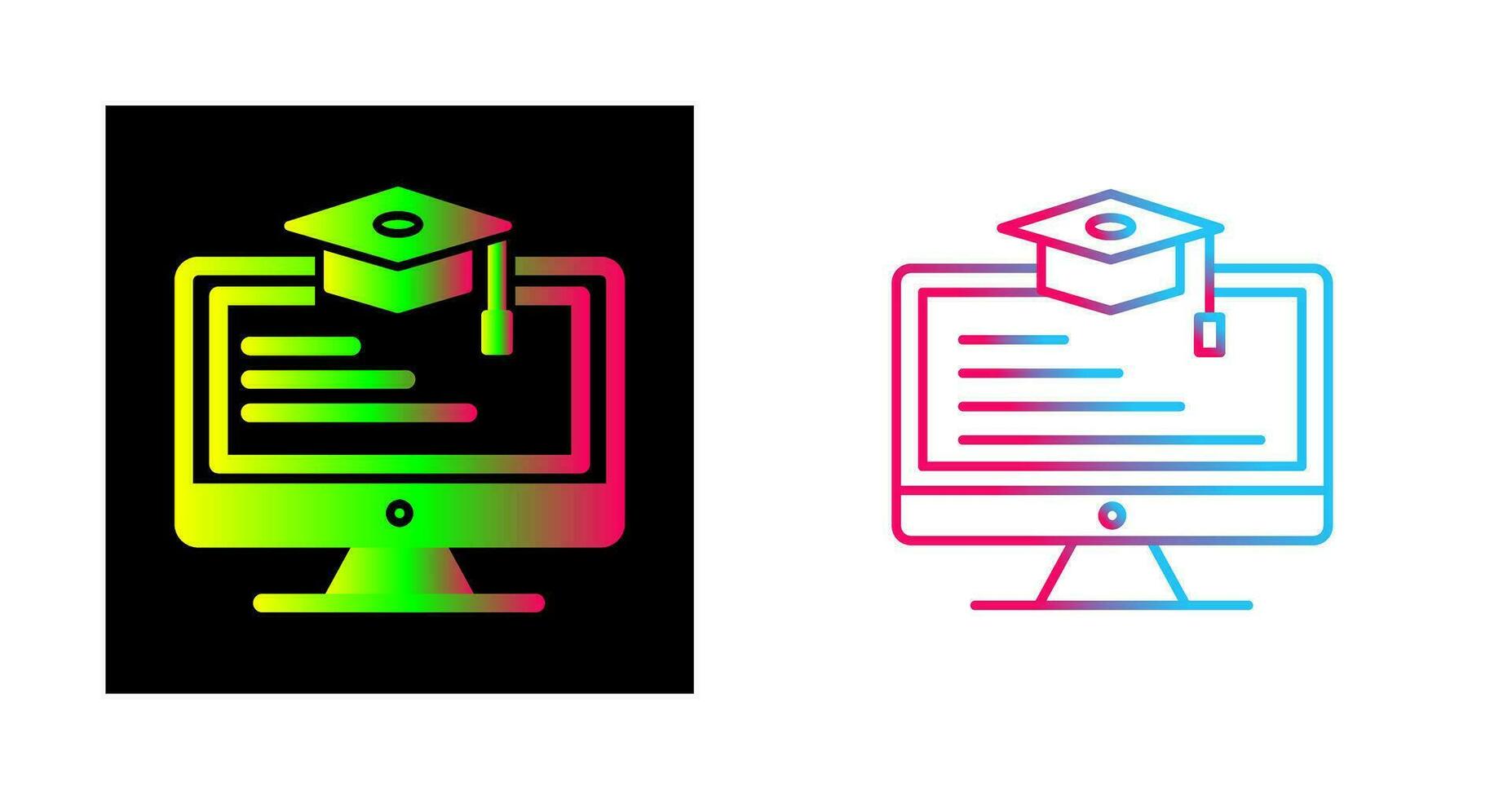 Online Learning Vector Icon