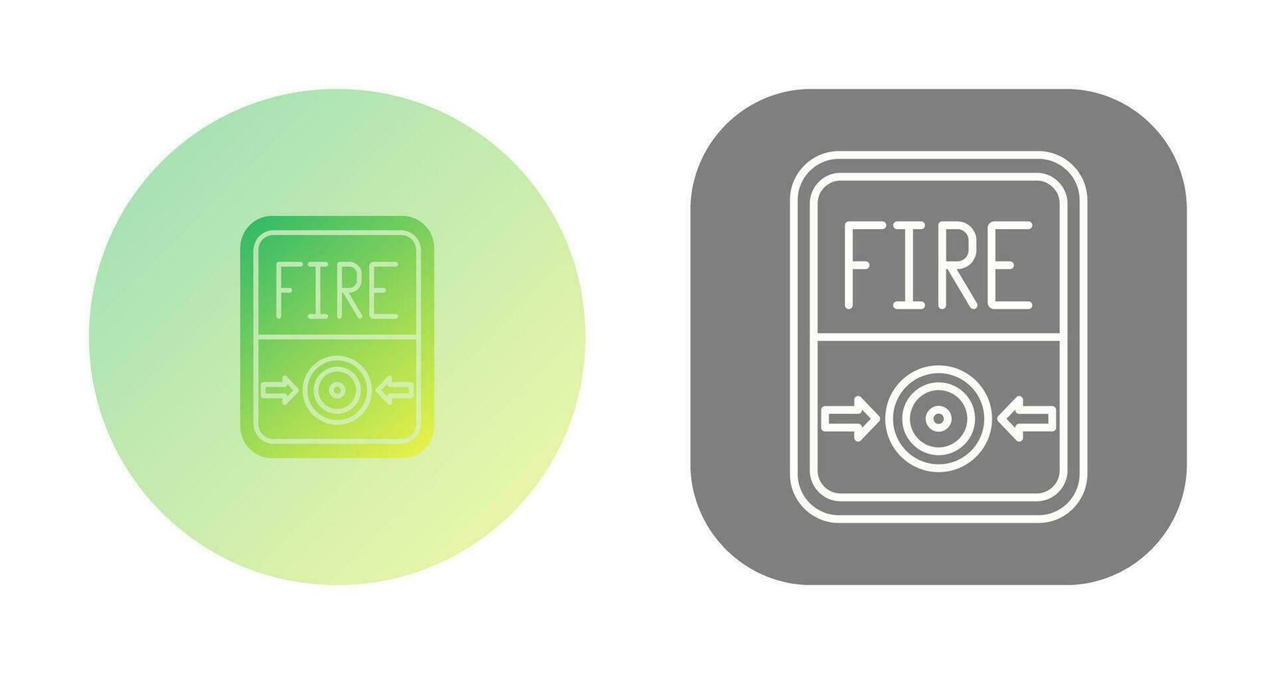 Fire Button Vector Icon