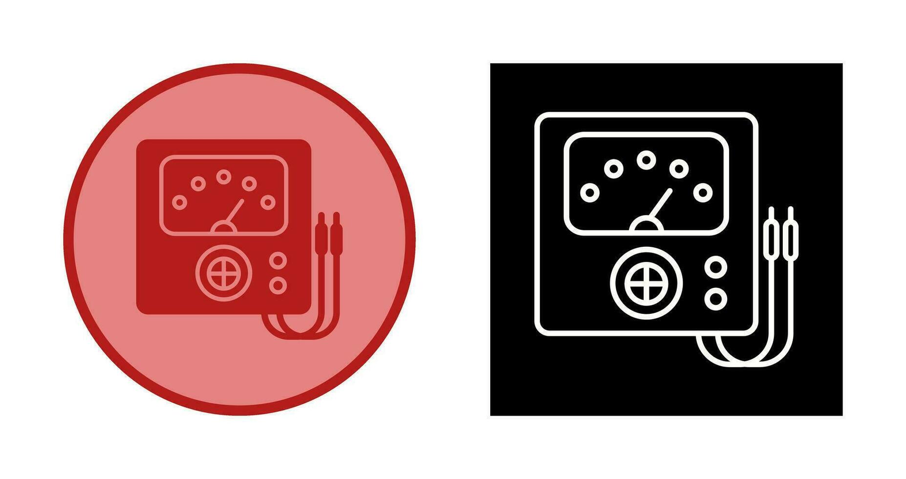 Voltmeter Vector Icon