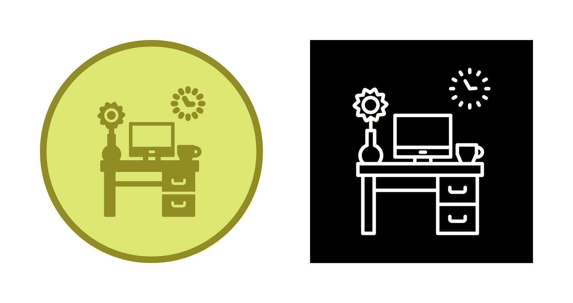 Work Table Vector Icon 33569963 Vector Art at Vecteezy