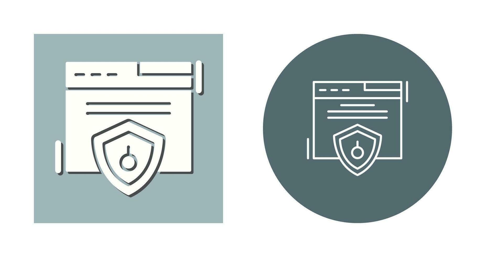 Web Security Vector Icon