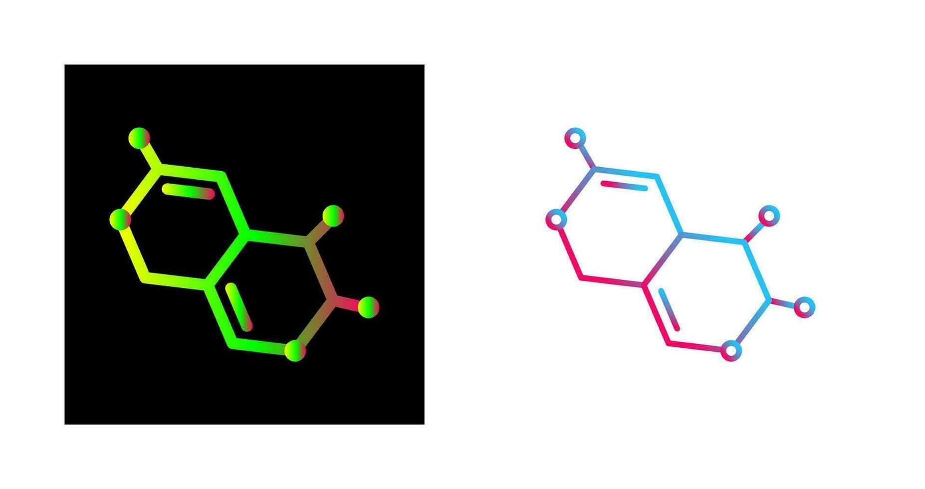 icono de vector de molécula