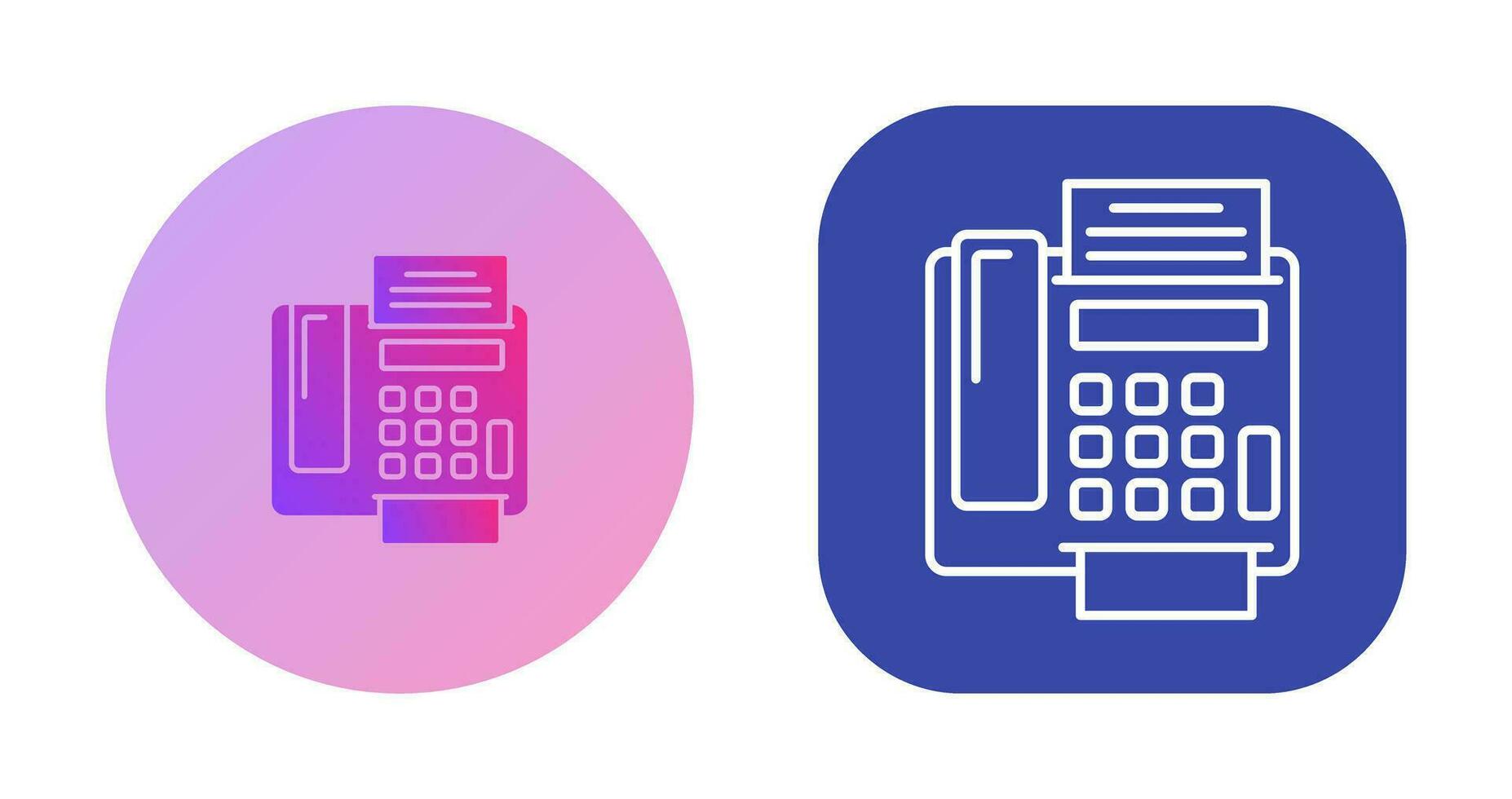 fax Machine Vector Icon